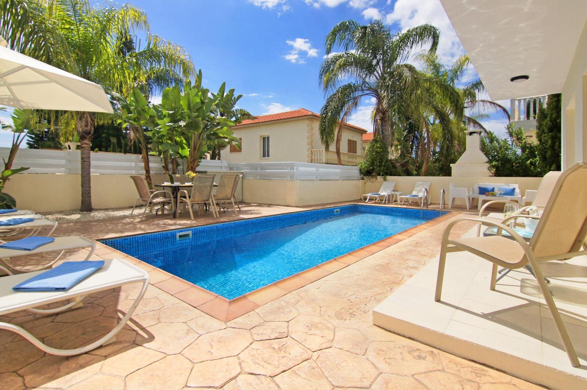 Nissi Sapphire Villa Ajía Nápa Kültér fotó
