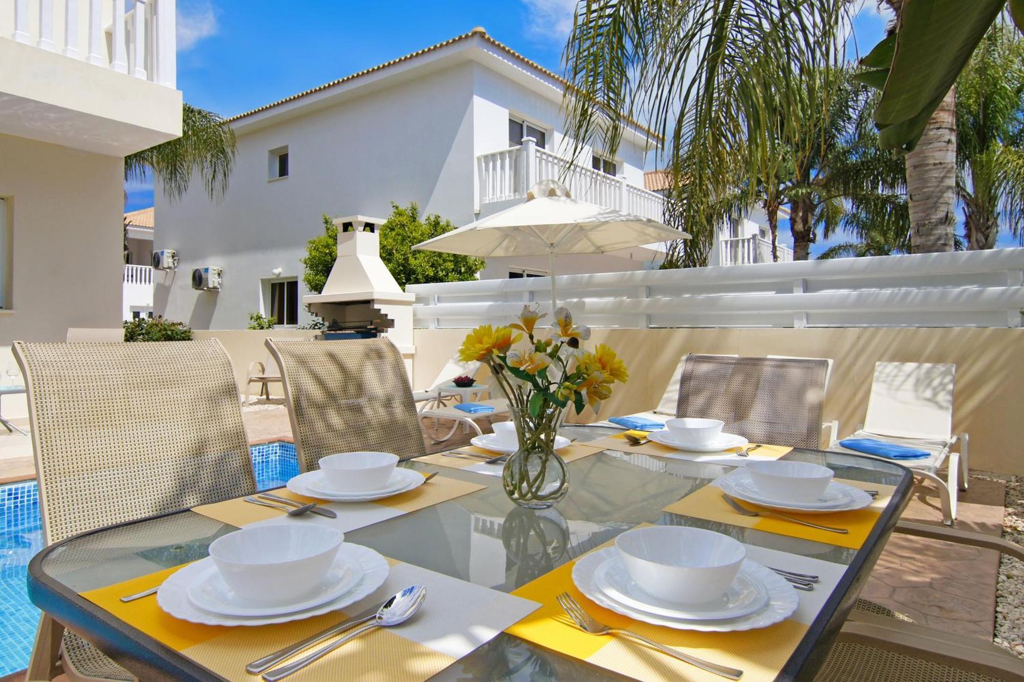 Nissi Sapphire Villa Ajía Nápa Kültér fotó